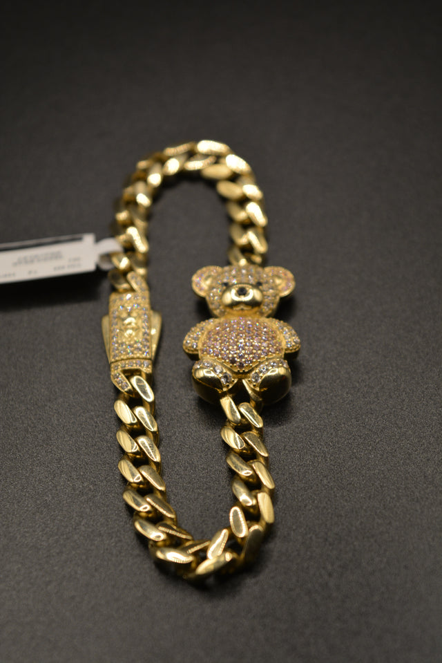 Elegant Gold Bracelet (Teddybear)